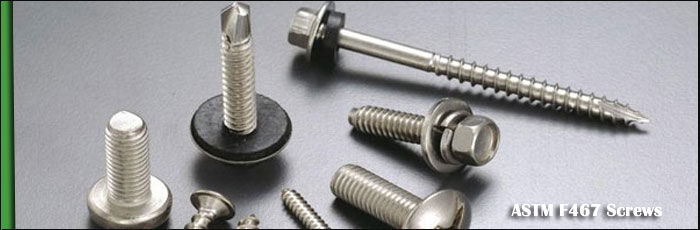 ASTM f467 Screws Stock at our Vasai, Mumbai Factory